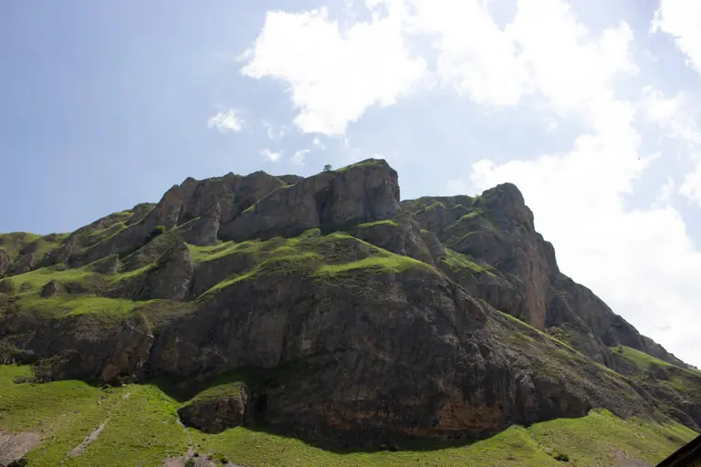 Green mountain landscape in Kosovo
